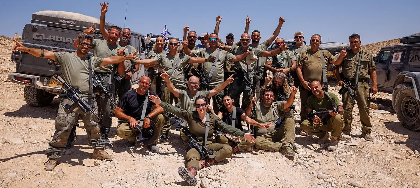 חברי יחידת הר ציון 0710 בשטח